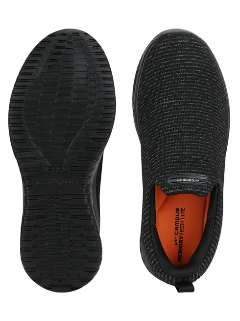 AIM PLUS Black Men's Walking Shoes